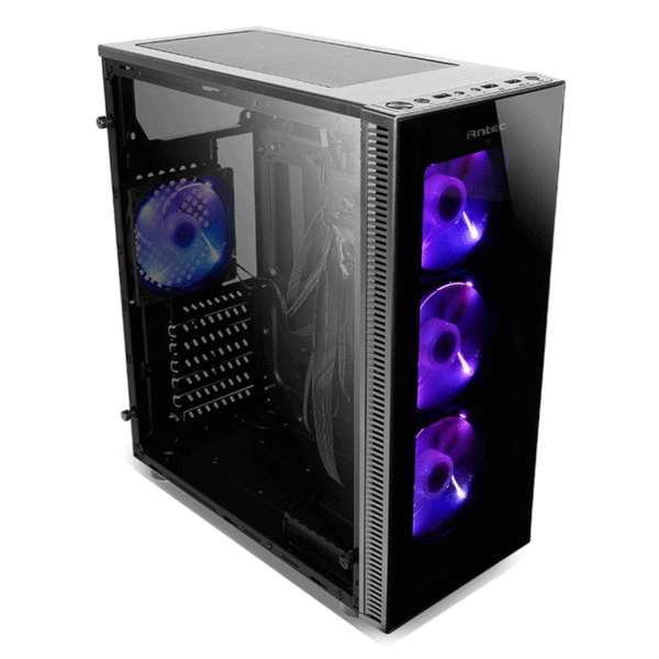 Antec NX210 Mid Tower Computer Cabinet (Supports ATX/Micro-ATX/ITX  with 4 x 120mm ARGB Fans) - Image 2